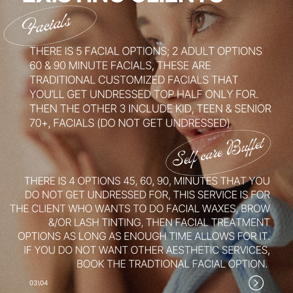 Self Care Buffet Packages