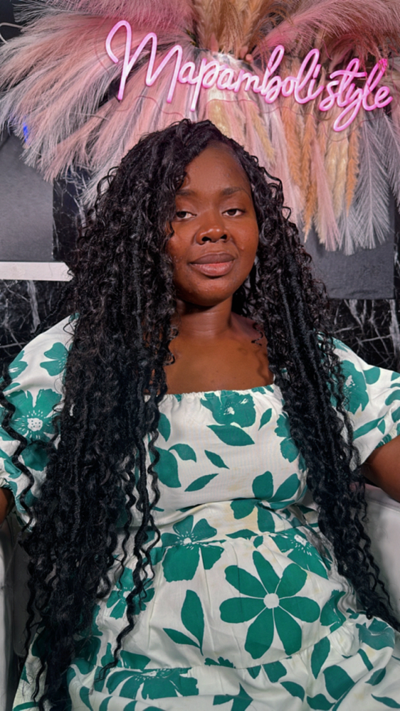 Boho soft locs at mapamboli signature in atlanta, GA