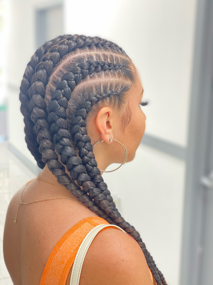 6 Braids (hair added)