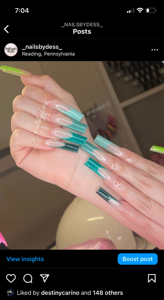 XXL French Tips