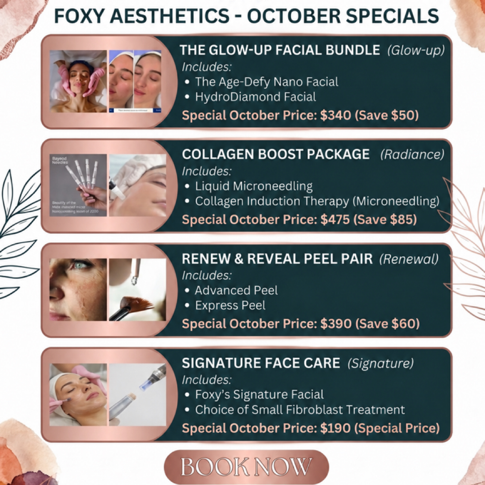 October Specials at Foxy Aesthetics in Colorado Springs, CO