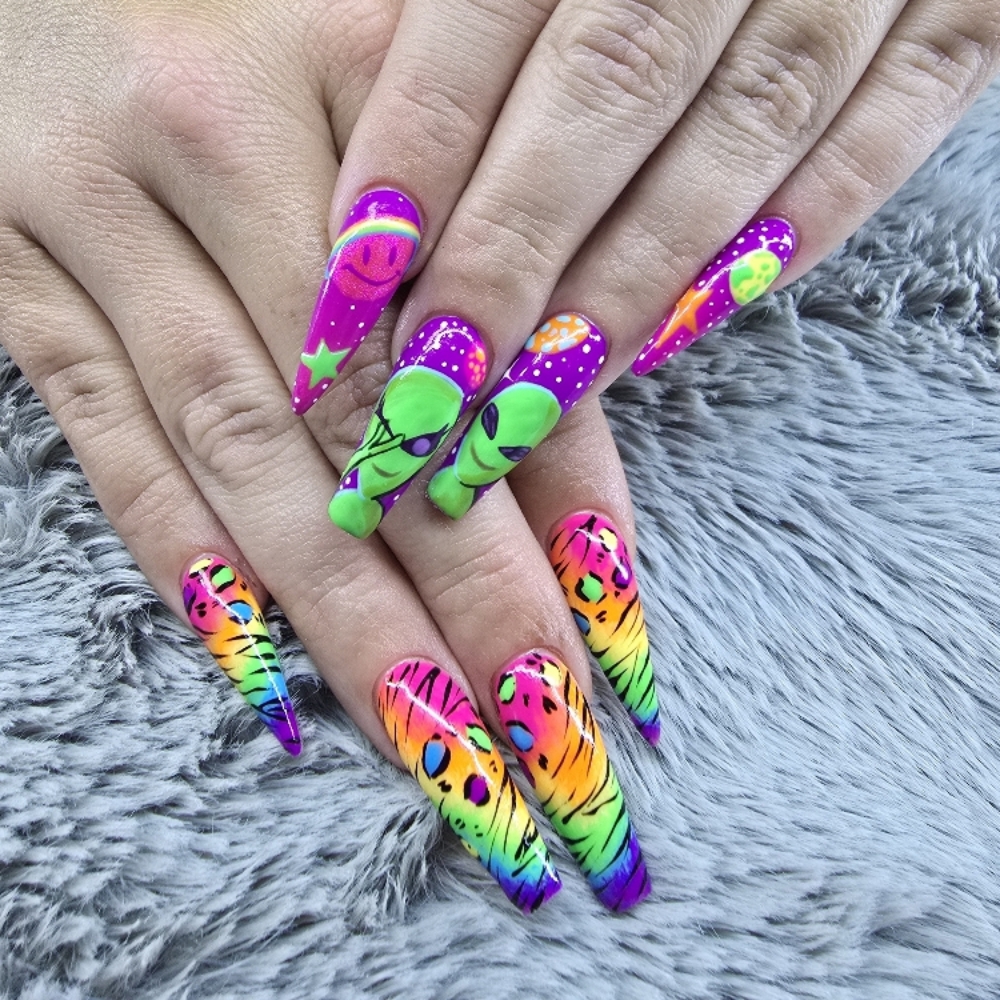 XL Acrylic Full Set at Nails by Jennah in Aiken, SC