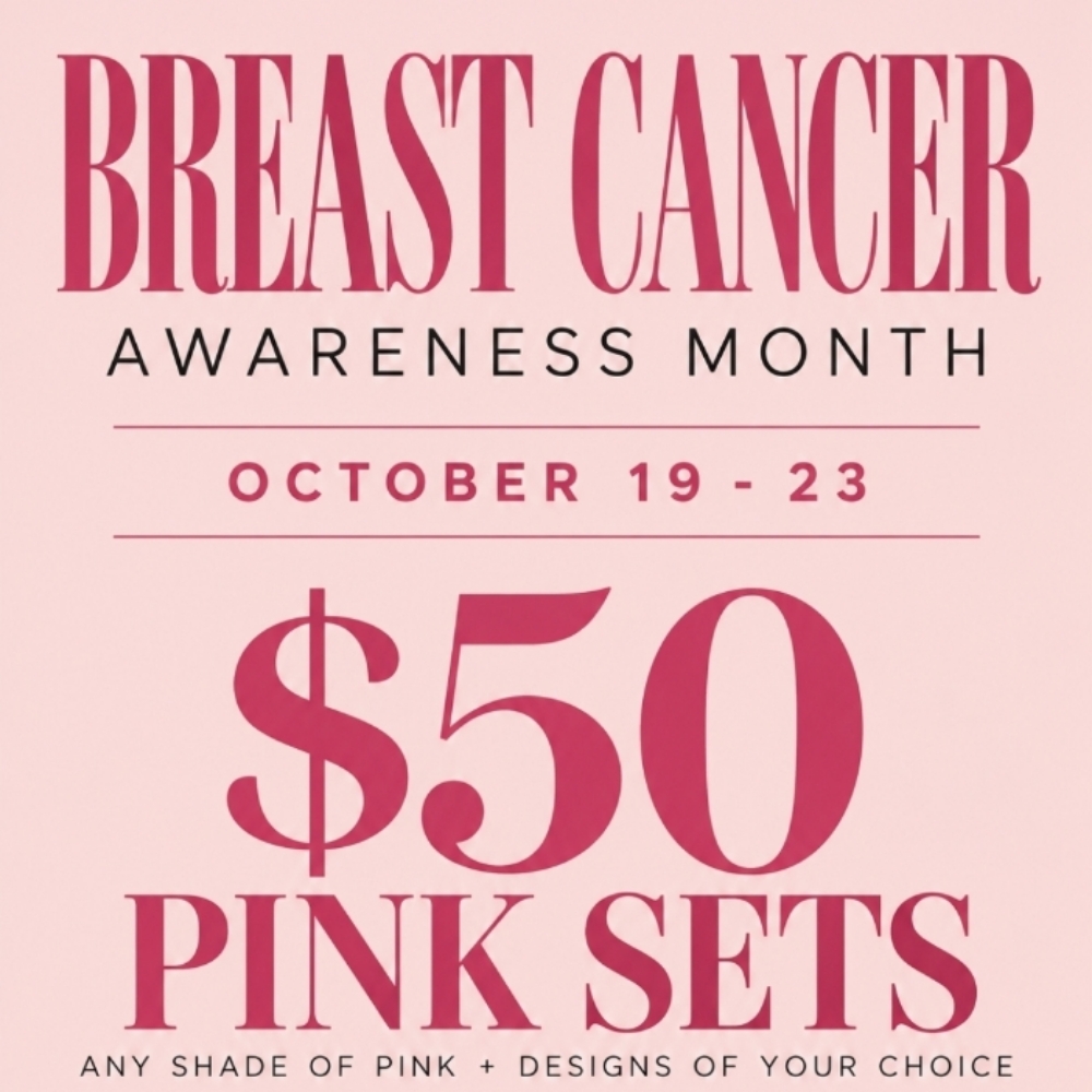 The Pink Set at Dollish Polish Nail Studio in Rialto, CA
