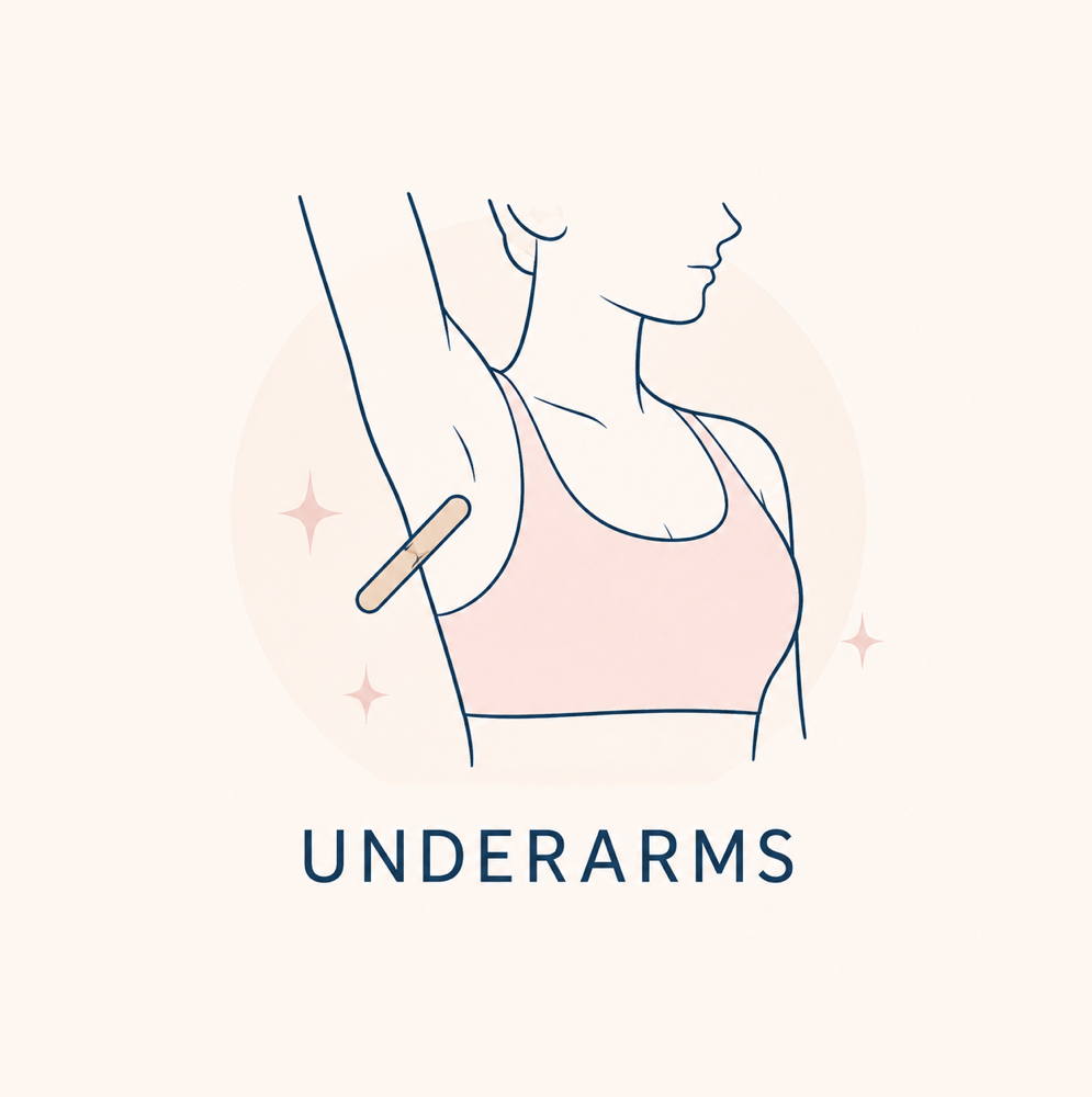 Underarms at Good Face Studio in San Ramon, CA