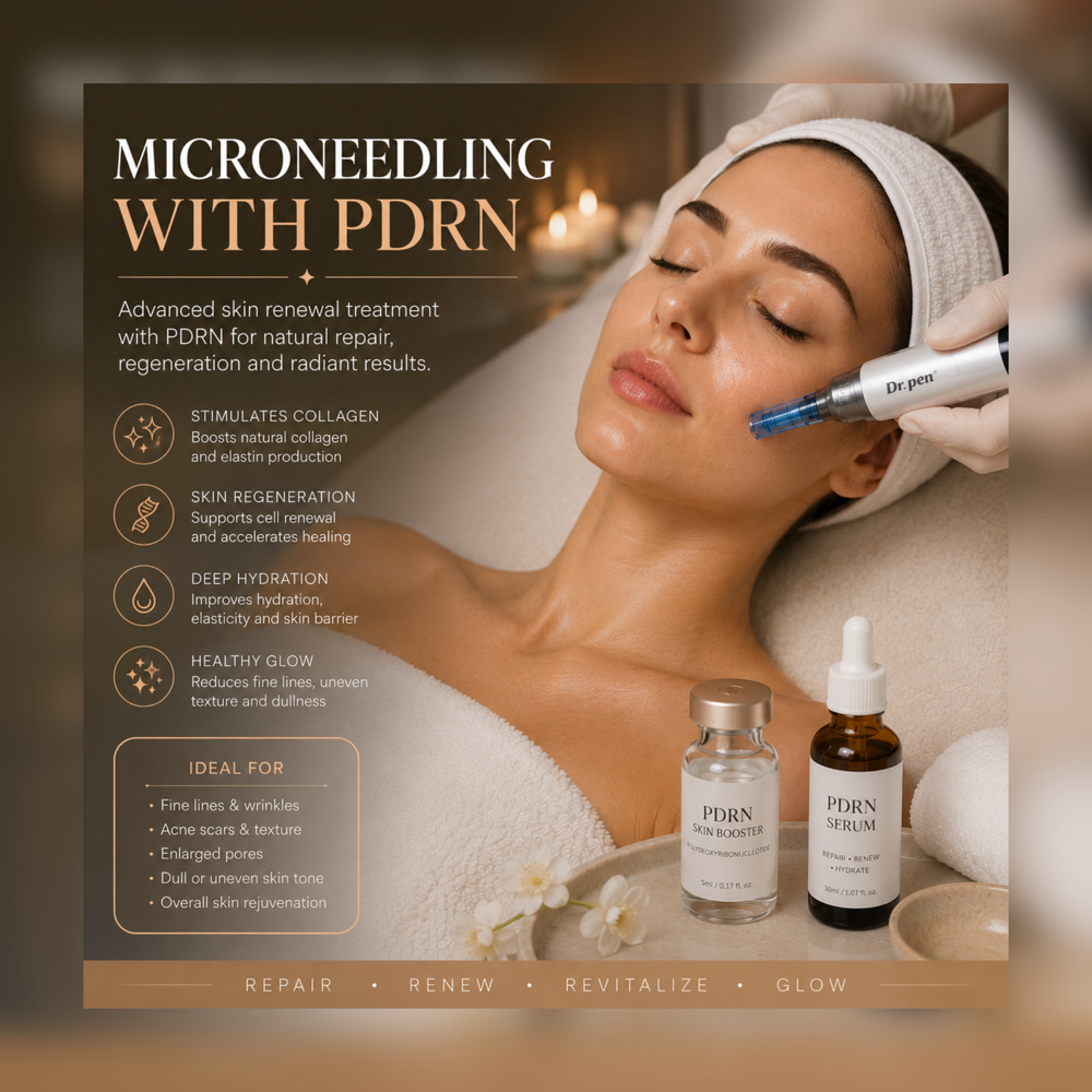 Microneedling with PDRN Skin Booste at NAUMA Skin & Laser Studio in Rockledge, FL