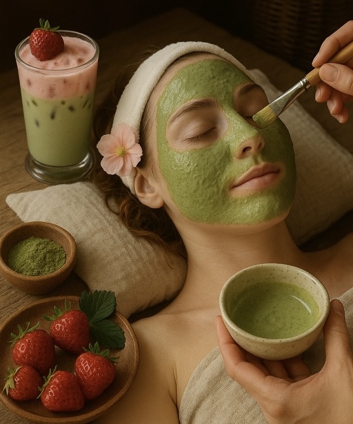 Strawberry Matcha Facial