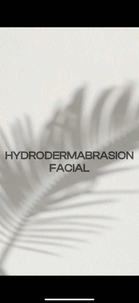 Hydrodermabrasion Facial