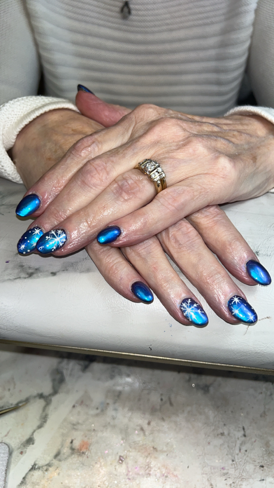 Full Set Built W/forms Short Plain at PrettyP Nailz in Sandusky, OH