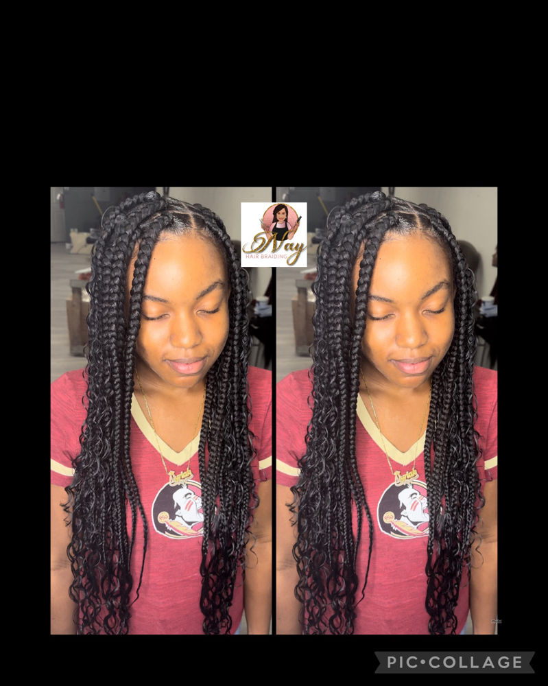 Large Boho  Box Braids