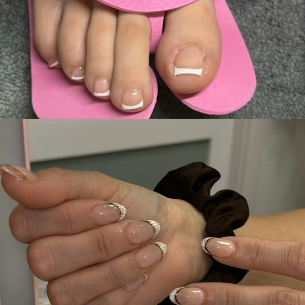 Frenchie Combo!! at NailzbyDivine in Round Rock, TX