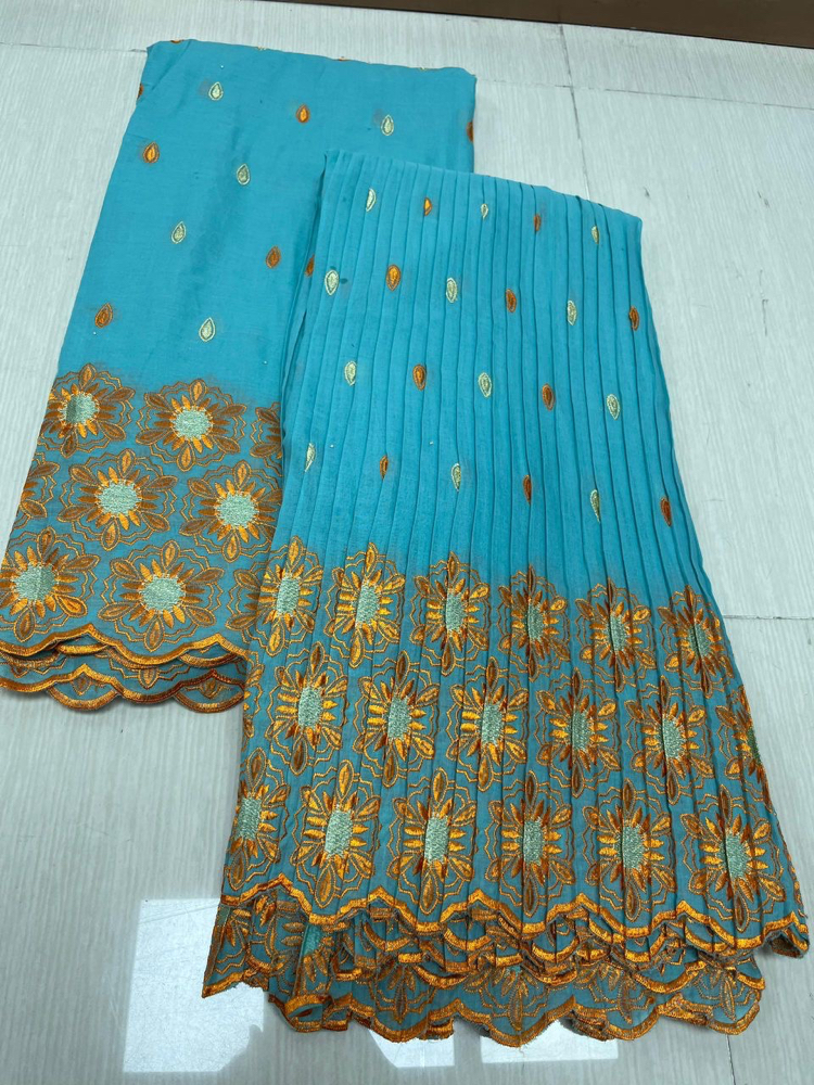 African Blue Fabric