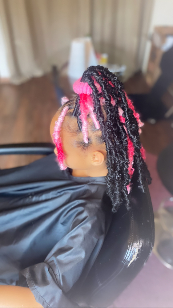 Kids Butterfly Locs Ages (5-12)