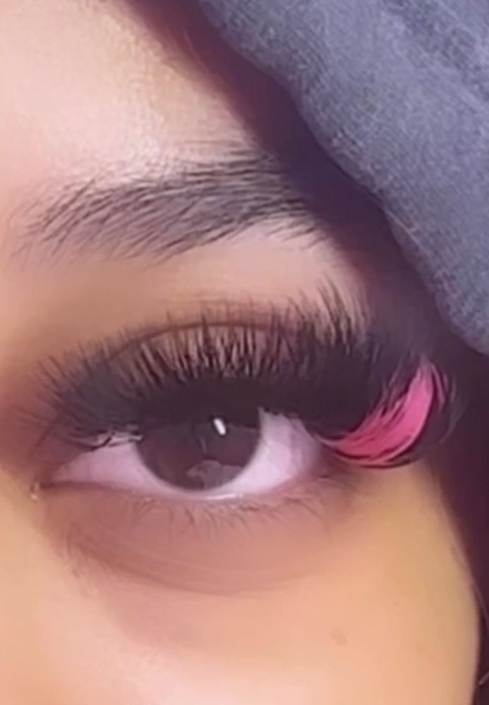 Colored Lashes at Lovely Lashes in Bloomington, IL