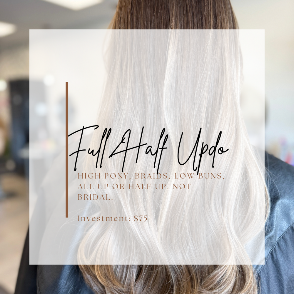 Full/Half Updo (NOT BRIDE) at Alyson  Stulz in Pattonsburg, MO