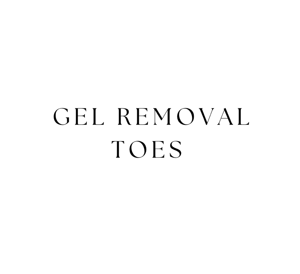 Gel Removal Toes