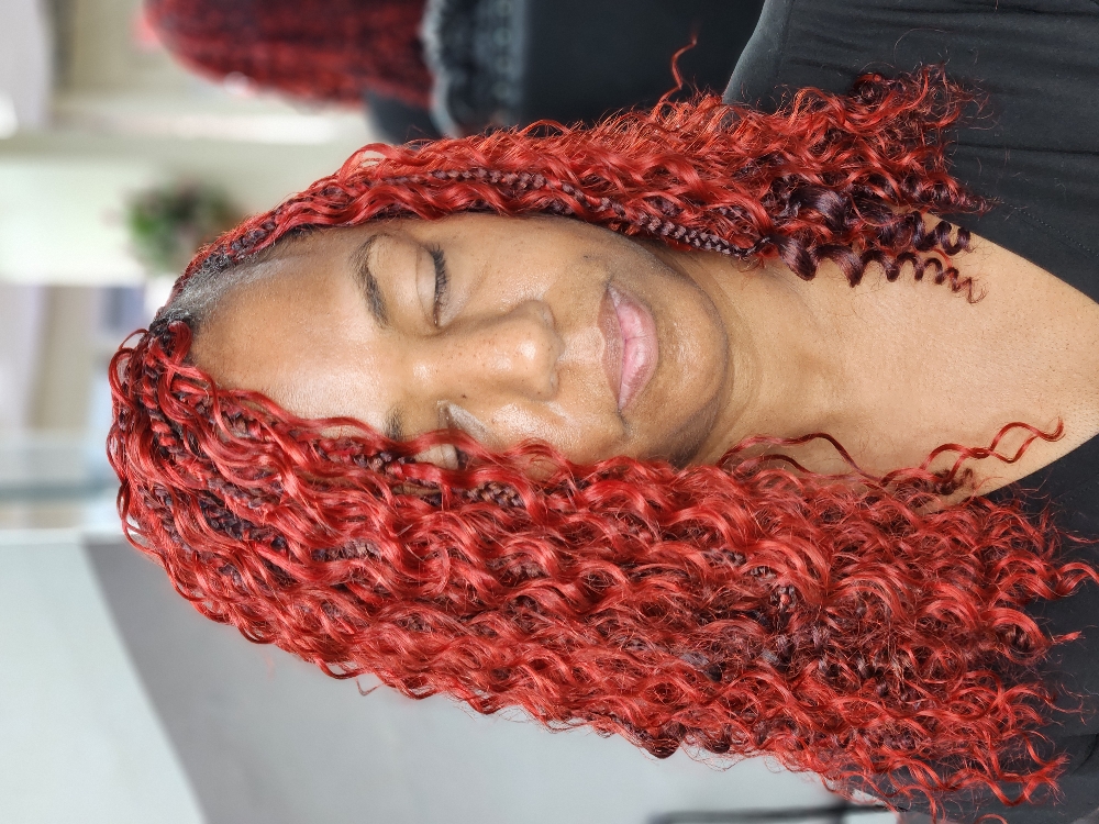 Boho Braids at MaryamuAfricanbraids in Newark, NJ