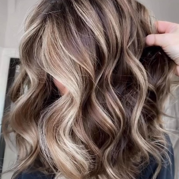 Balayage With Highlight