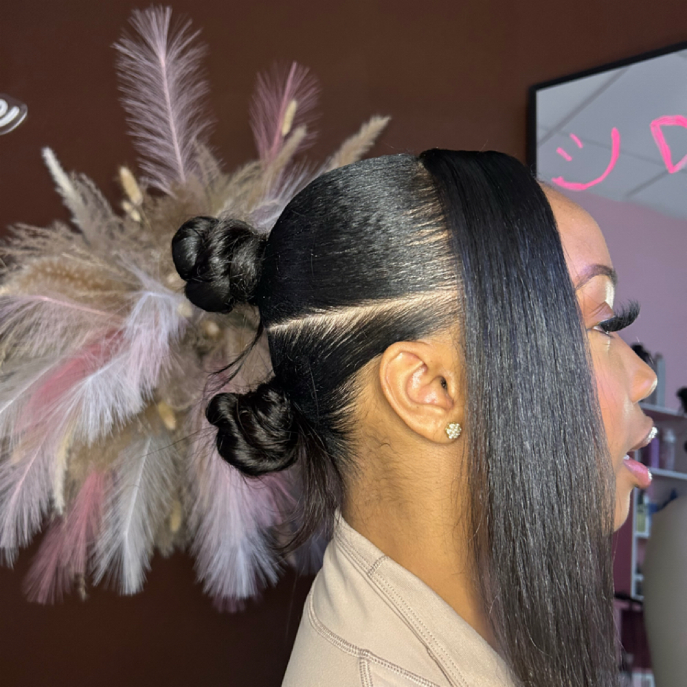 2 Bun W/ Bang at Deyyadore in Little Elm, TX