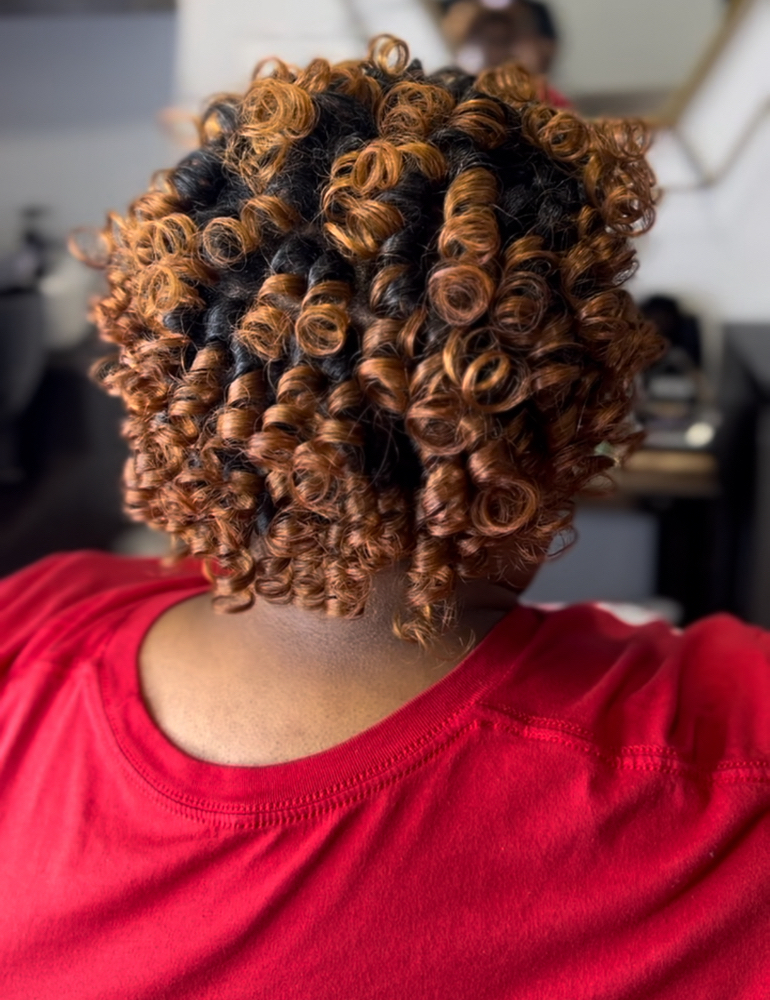 Natural Hair Perm Rodset