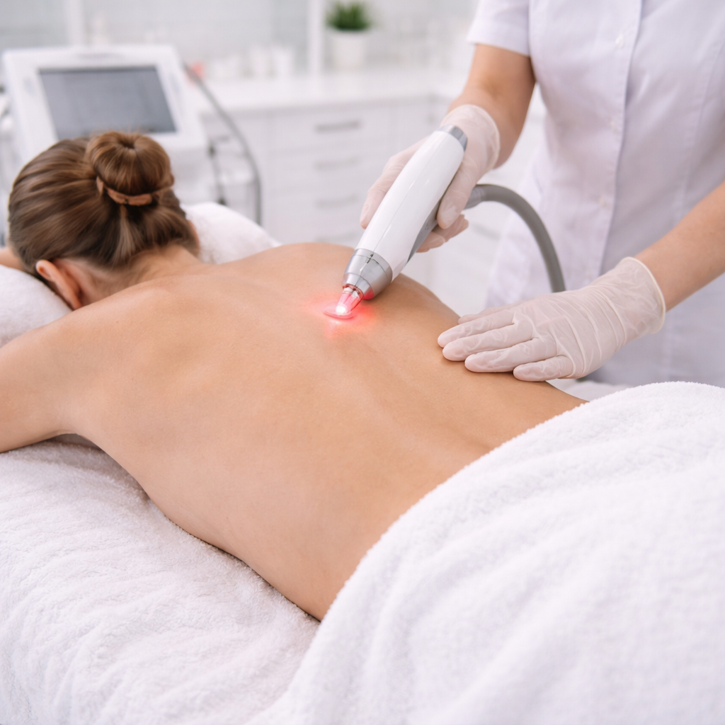 Laser Hair Rmvl Full Back/session at Belle Brow Microblading in Lancaster, PA