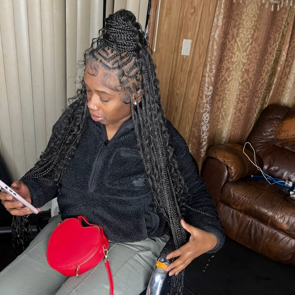 Fulani Braids at Cozy Braids in SOUTHAVEN, MS