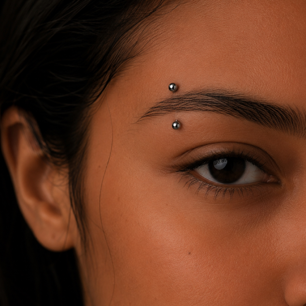 Eyebrow at Piercing Poli’s in El Paso, TX