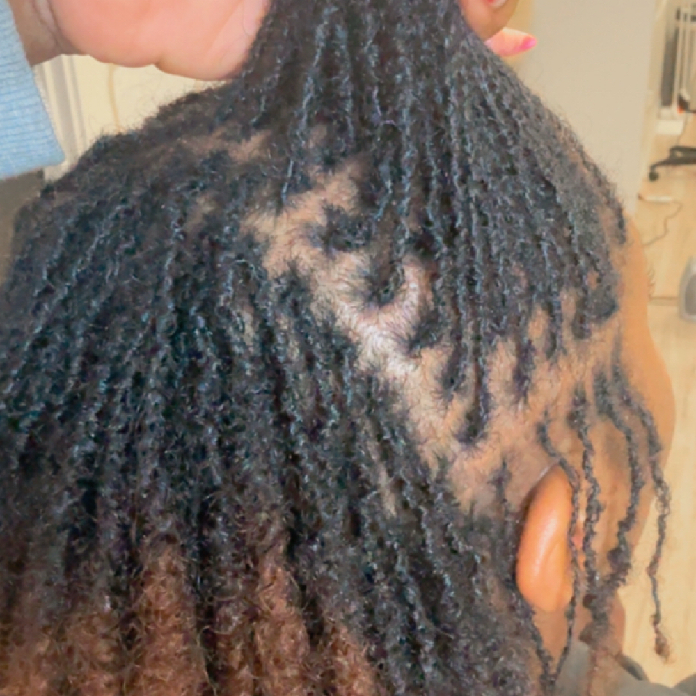 4-6 Week Microloc Maintenance at Locs Of Faith Hair Studio in Summerville, SC