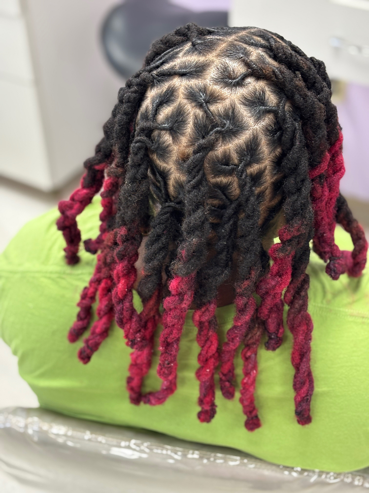 Loc Re-Twist w/Permanent Color