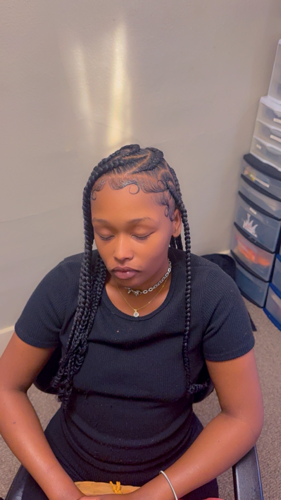 Large Lemonade Braids