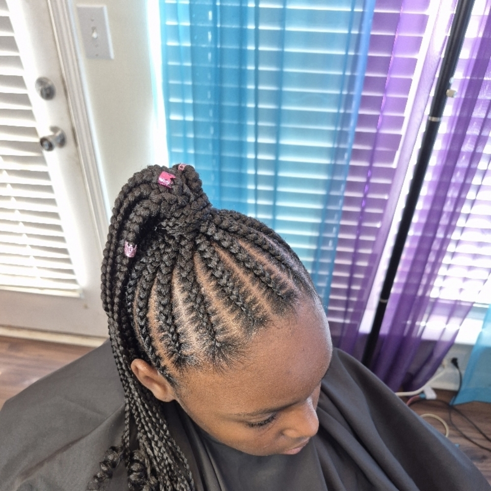 Kids Braids W/ Hair Added at Growth & Beauty by Precious LLC in Greenville, SC