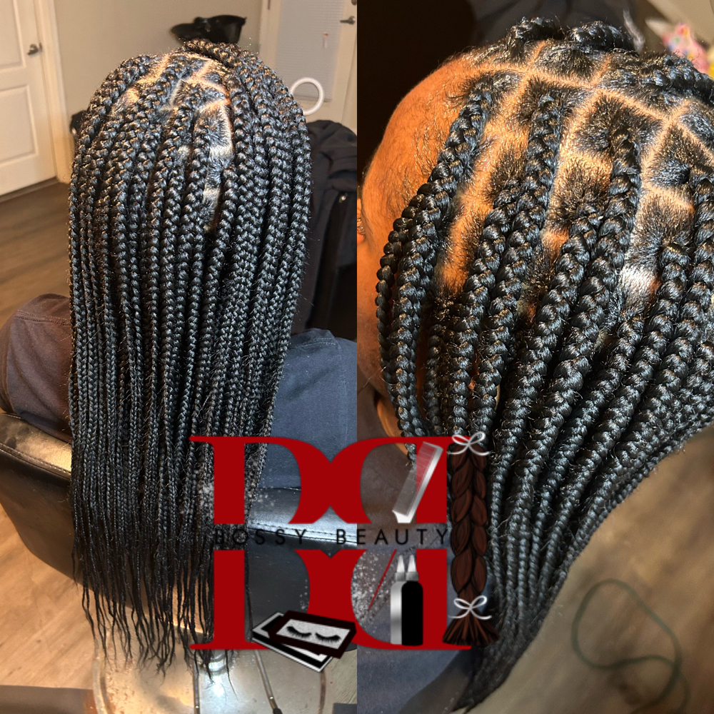 Medium Knotless Braids (26inches)