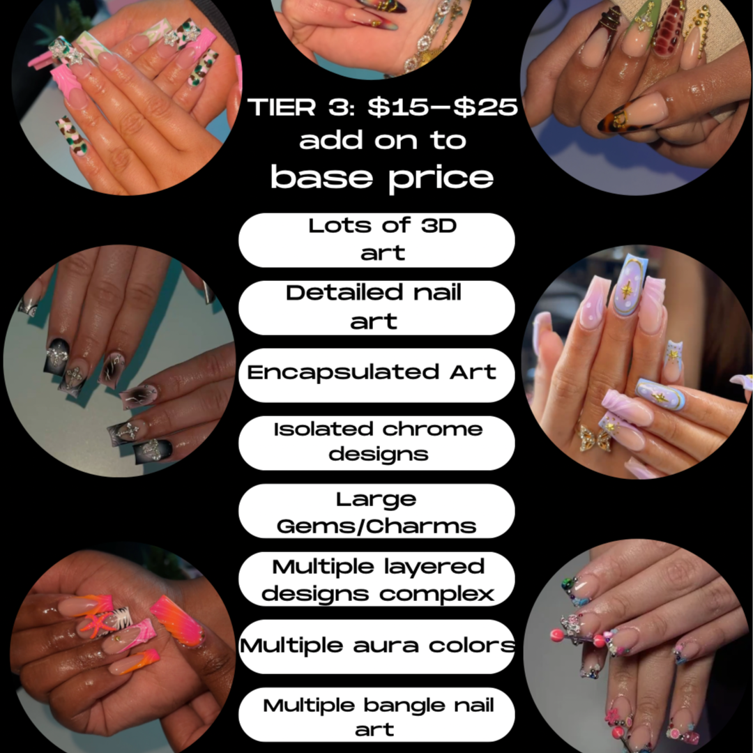 Tier 3 Nail art at Riri Nailz in evansdale, IA