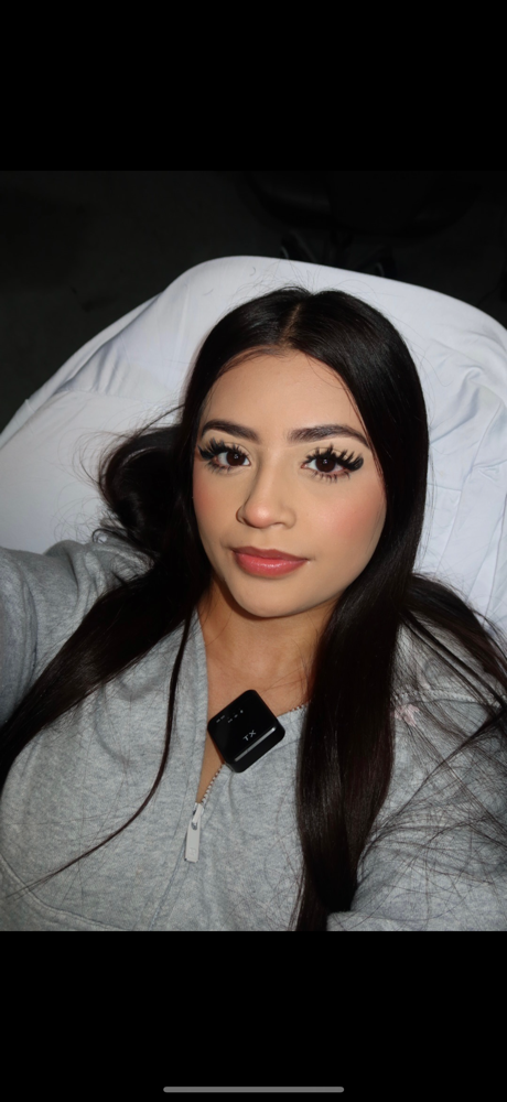 Model at Just Be lashes in Westminster, CO