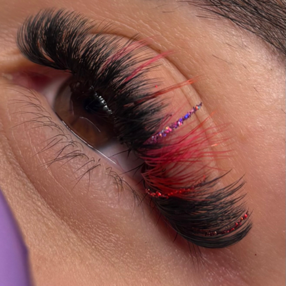 (Freestyle) Color Lashes 💫 at GlamorousGlory LLC 💟 in Houston, TX