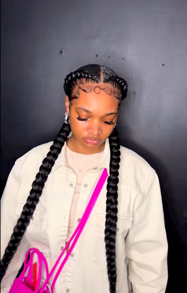 Feed In Braids( Click 4 More Option
