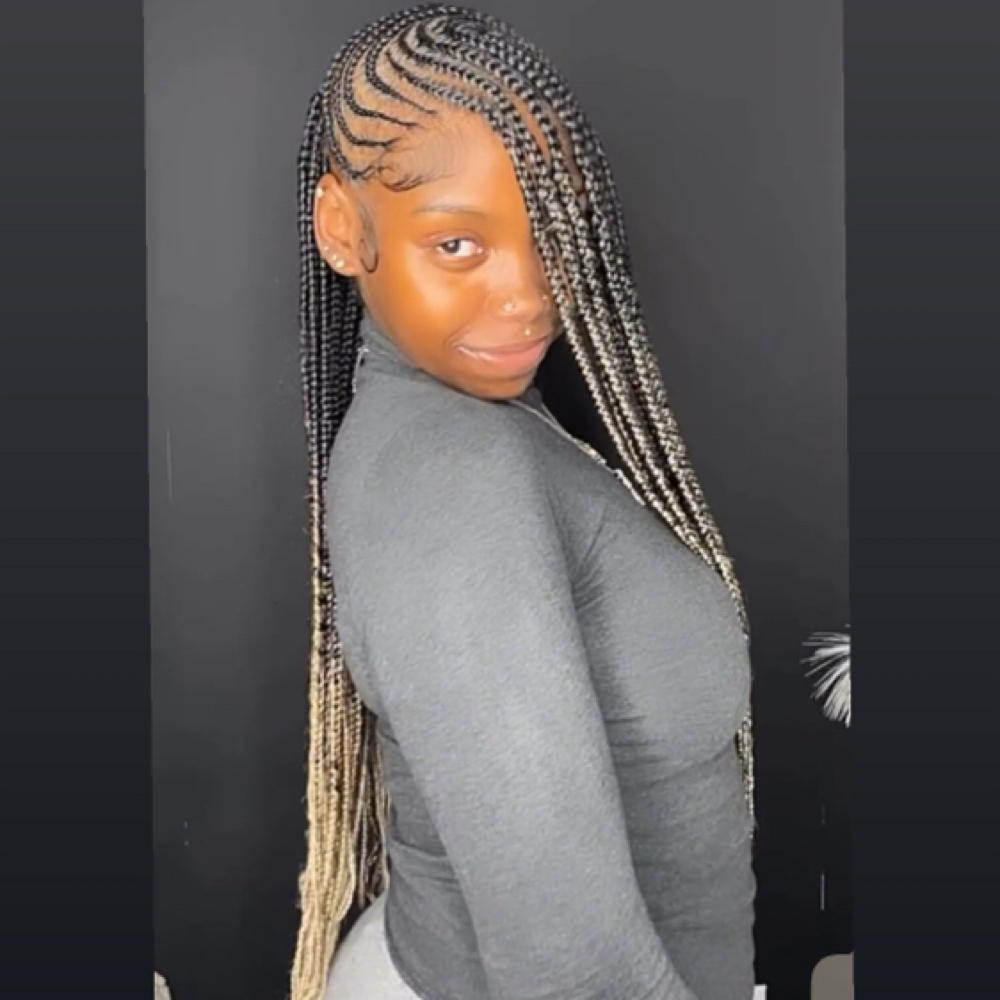 Lemonade Knotless Braids at Miracles by Mia in Phoenix, AZ