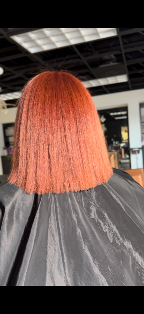 Silk Press at Hairapy Studio in Roswell, GA