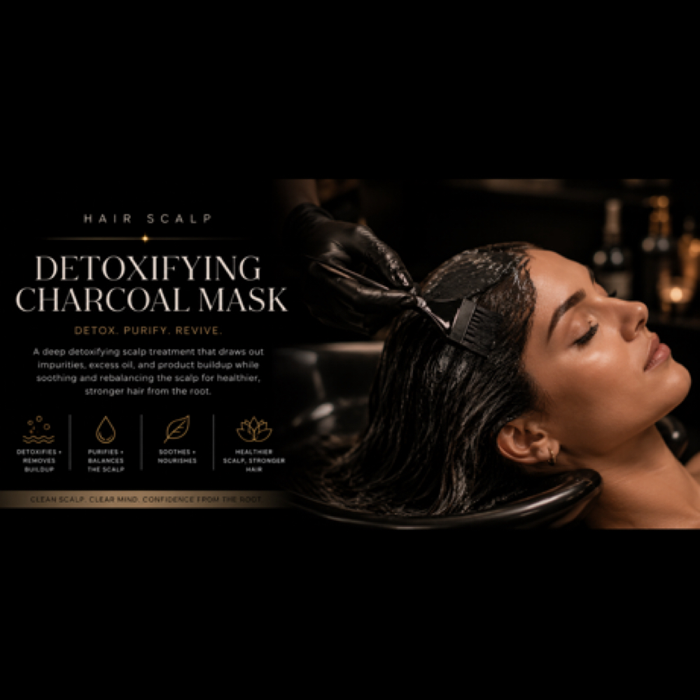 Hair Scalp Detoxifying Charcoal Mask at Color Me Caroline in Carrollton, GA