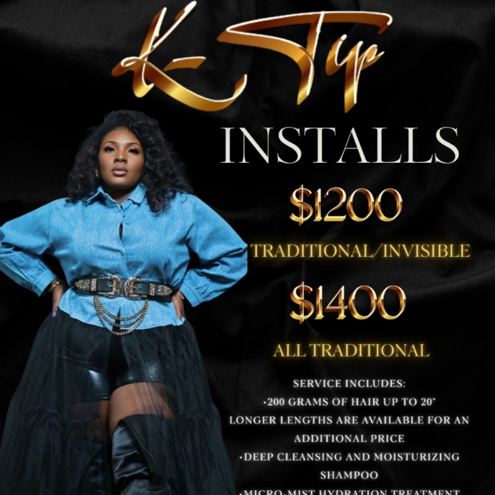 K-Tips Traditional/Invisible at BeJazzed Hair in Baton Rouge, LA
