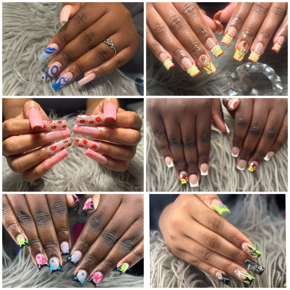 Freestyle -Starts With 4 Designs at ImPRESSed Nails By Casie Sparks in North Charleston, SC