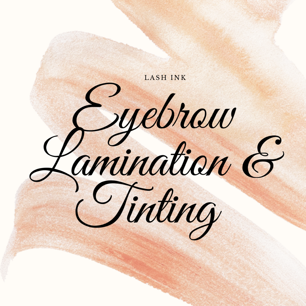 Brow Lamination & Tinting
