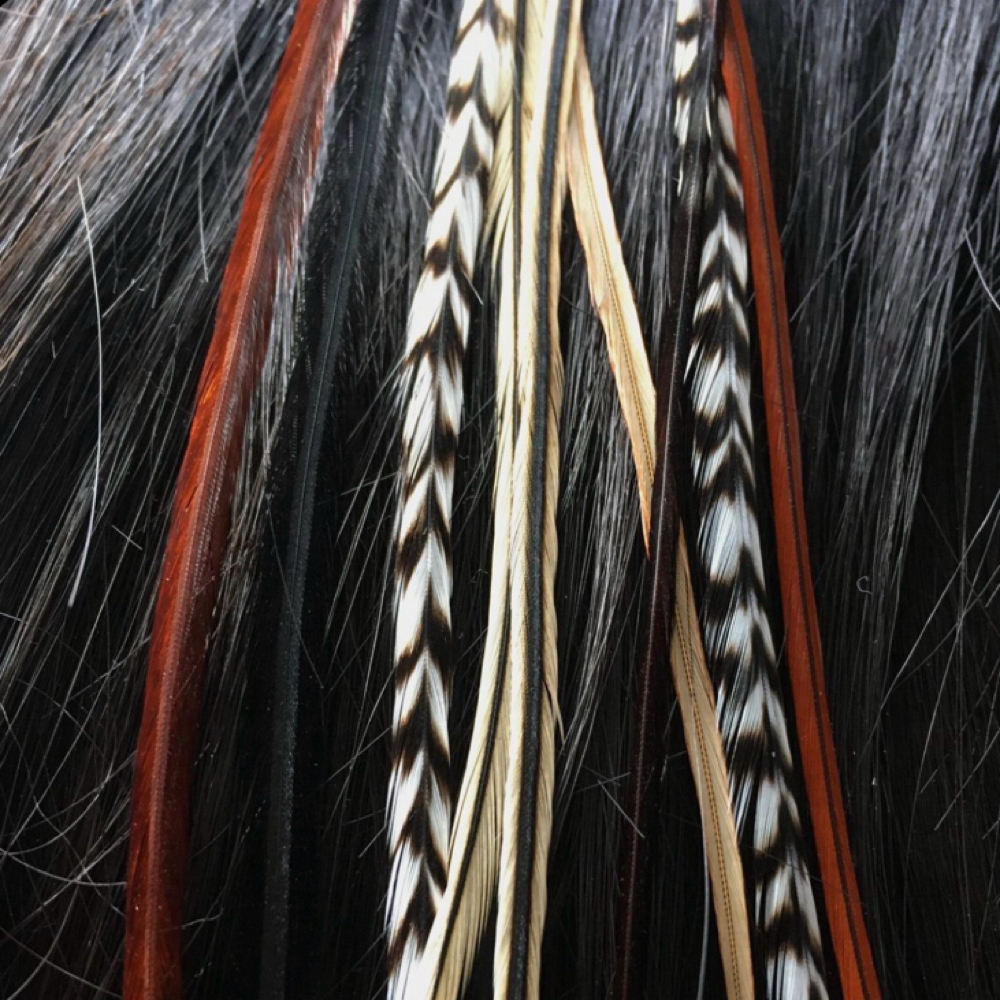 Hair Feather w/ Addi at The Nest in Granite falls, WA
