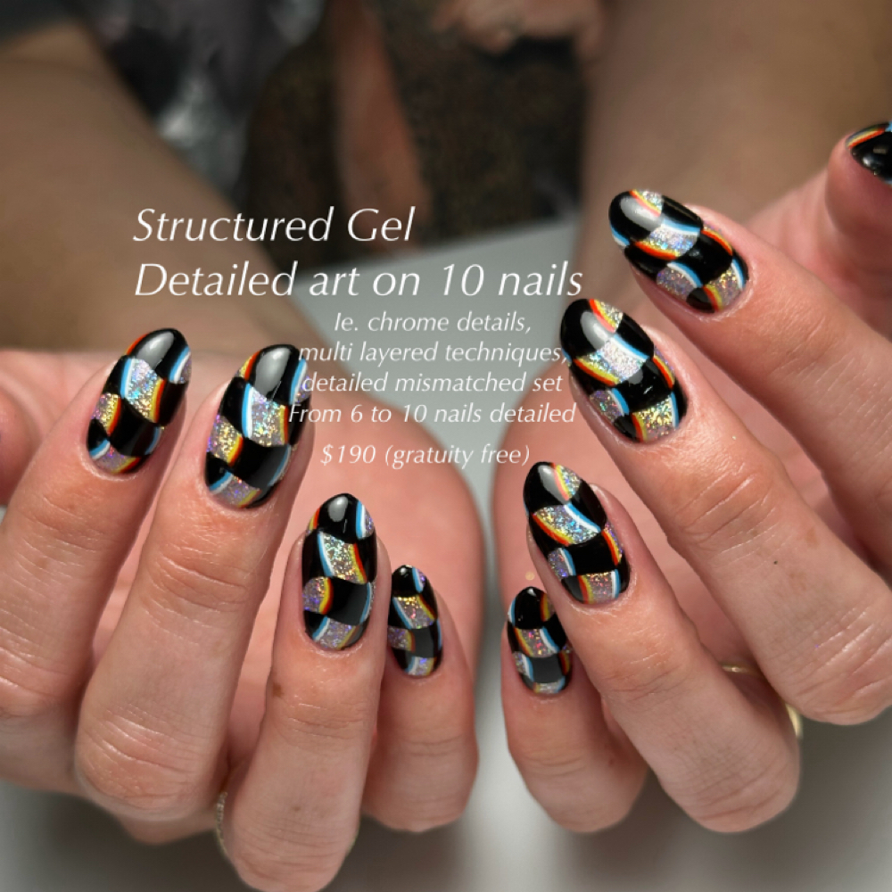 Structured Gel + Detail Art 10Nails at Cindy Trieu @simply_bycindy in Orange, CA