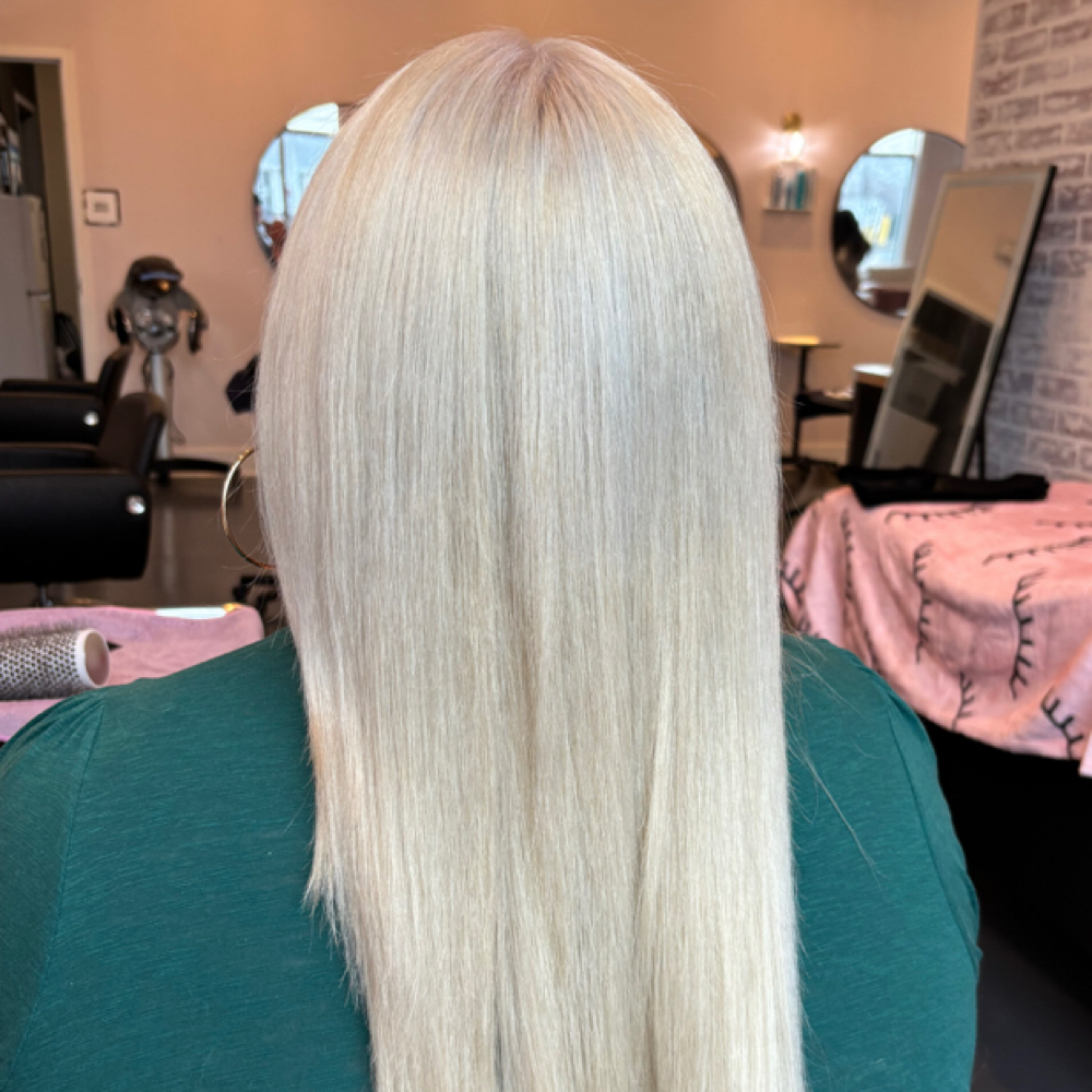 Platinum Retouch at Hair by Adrianna G in Cohoes, NY