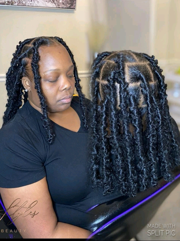 Jumbo Butterfly Locs at V Styles LLC in Horn Lake, MS