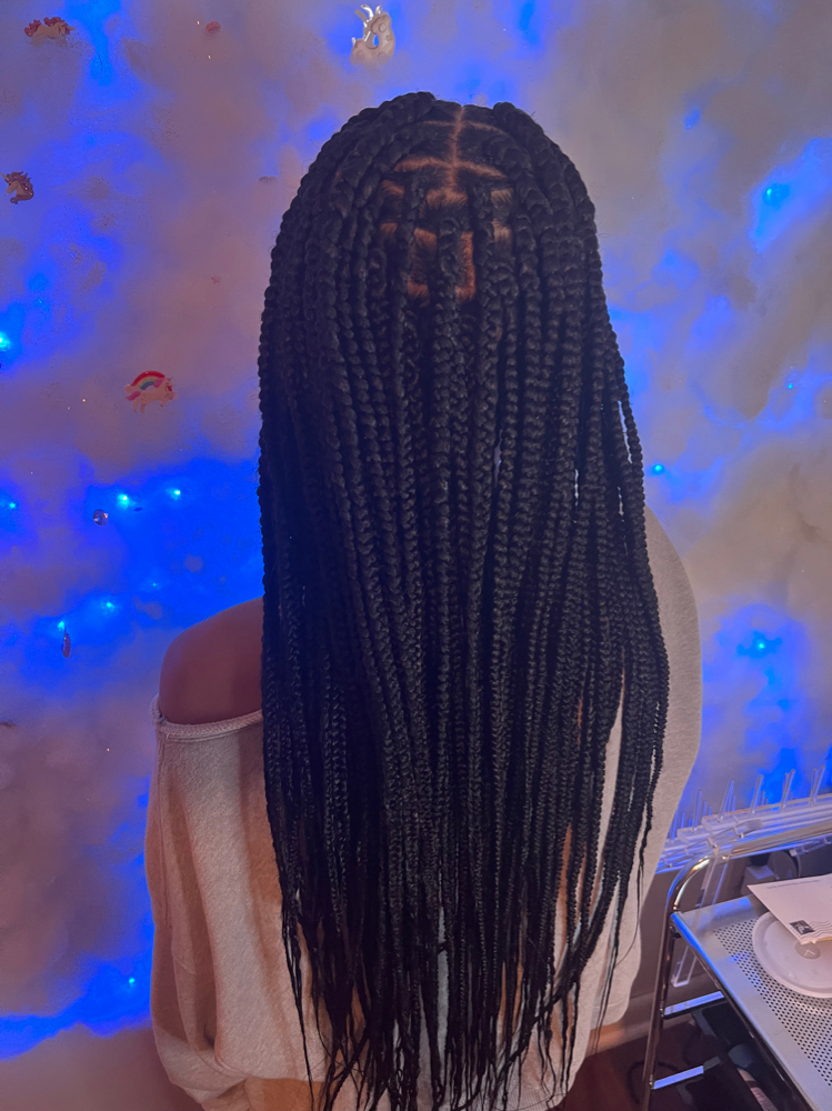 Medium Box Braids