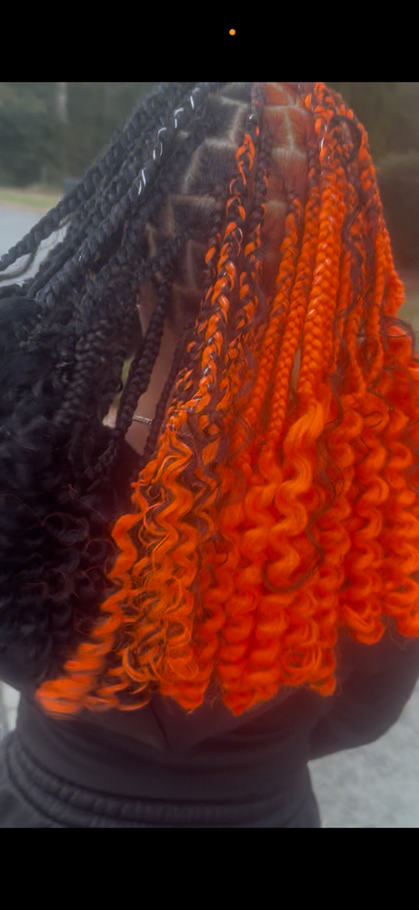 Shmedium Knotless Braids