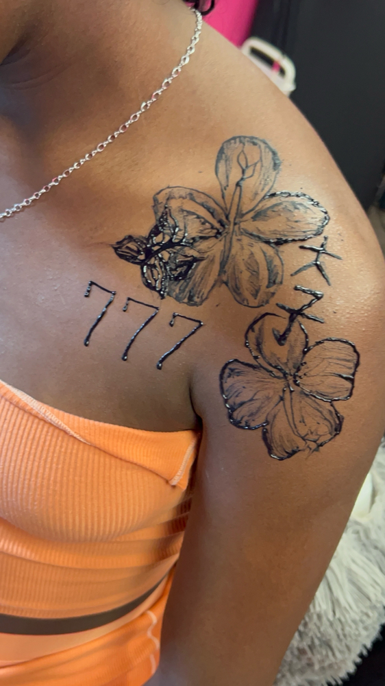Small , Med Or Large Henna Peice at Leahthetech in Houston,Texas, TX