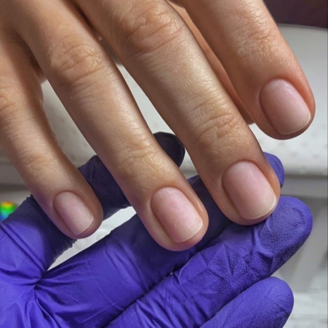 Nail clean up (No color) at Blossomed Beauty Lounge in Hesperia, CA
