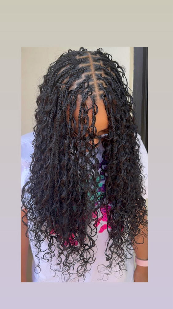 Boho Knotless Braids